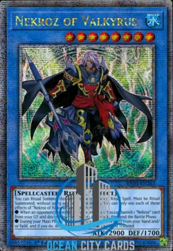 Yugioh RA03-EN263 Nekroz of Valkyrus Quarter Century Secret Rare 1st Edition - Image 1