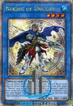 Yugioh Nekroz of Unicore RA03-EN262 Quarter Century Rare 1st Edition - Image 3