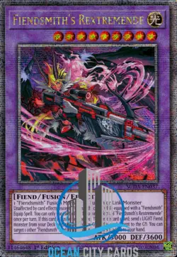 Yugioh SUDA-EN037 Fiendsmith's Rextremende - Quarter Century Rare 1st ed - Image 1