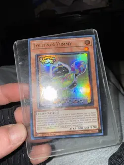YUGIOH LOLLIPOP YUMMY ULTRA RARE 1ST NEAR MINT JUSH-EN018 - Image 1