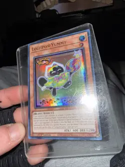 YUGIOH LOLLIPOP YUMMY ULTRA RARE 1ST NEAR MINT JUSH-EN018 - Image 2