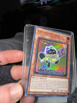 YUGIOH LOLLIPOP YUMMY ULTRA RARE 1ST NEAR MINT JUSH-EN018 - Image 3