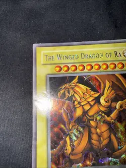 YuGiOh The Winged Dragon of Ra - DOD-001 - Secret Rare - Unlimited - HAS CREASE - Image 3
