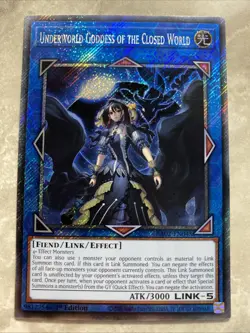 Yugioh - Underworld Goddess of the Closed World - Platinum Secret - RA02-EN045 - Image 1