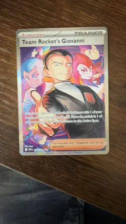 Pokemon Destined Rivals Team Rockets Giovanni Special Illustration Card 238/182 - Image 1