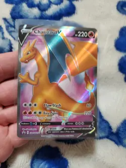 Charizard V SWSH050 - NM Full Art Promo Pokemon Card - Image 1