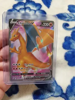 Charizard V SWSH050 - NM Full Art Promo Pokemon Card - Image 3