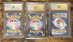 CGC Graded Pokemon Card Lot- 3 CGC Graded Pokemon Cards - Image 2