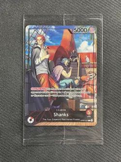 One Piece Card Shanks Leader Sealed The Four Emperors Red Haired Pirates OP09001 - Image 1