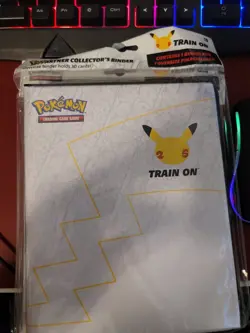 POKEMON FIRST PARTNER COLLECTOR'S BINDER with 1 OVERSIZE PIKACHU CARD - 2021 - Image 1