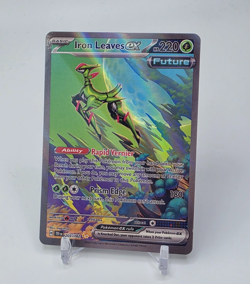 Custom Glossy HOLO Iron Leaves Card READ DESCRIPTION BELOW - Image 1