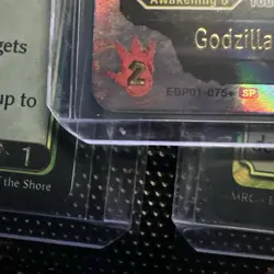 Godzilla King of The Monsters EBP01-075+ SP Foil Card Bandai English - Image 2