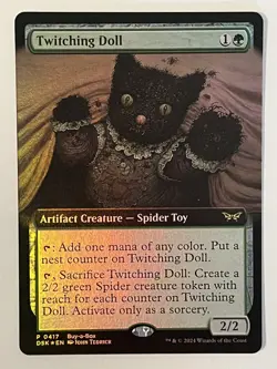 Twitching Doll (Extended Art) Buy-A-Box Promos Foil MTG NM - Image 1
