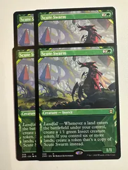 Scute Swarm - NM - Showcase / FOIL - ZNR - Mix and Match - MtG - Image 1