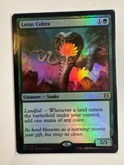 Lotus Cobra - NM - Showcase / FOIL - ZNR - Mix and Match - MtG - Image 2