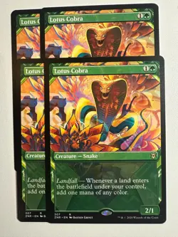 Lotus Cobra - NM - Showcase / FOIL - ZNR - Mix and Match - MtG - Image 4