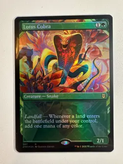 Lotus Cobra - NM - Showcase / FOIL - ZNR - Mix and Match - MtG - Image 5
