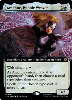NM - Arachne, Psionic Weaver Foil (Extended Art) R Marvel's Spider-Man 245 - Image 1