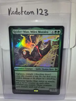 Spider-Man, Miles Morales- FOIL- Mythic- #018- Magic the Gathering- MTG- On Hand - Image 1