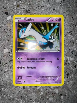 Pokemon TCG Cards Latios XY65 Black Star Promo Holo NM - Image 3
