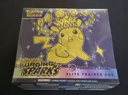 Pokemon TCG SV08: Surging Sparks Pokemon Center Exclusive ETB | Sealed - Image 1