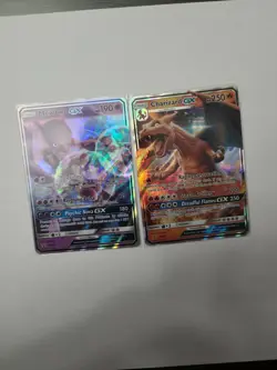 Pokemon Detective Pikachu SET SM195 Charizard AND GX SM 196 Mewtwo GX promo - Image 1