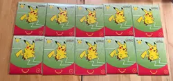 Pokemon McDonalds 25th Anniversary Promo Lot of 10 Sealed Unopened Pack Series 4 - Image 1