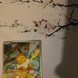 Pokemon TCG ~ Eevee 173 Full Art Prismatic Evolutions Black Star Promo - Image 4