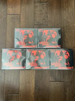 Pokemon TCG Scarlet & Violet Destined Rivals Elite Trainer Box ETB Lot of 5 NEW - Image 1