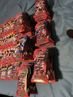 Lot of 273 Pokemon Destined Rivals Sleeved Booster Packs Factory Sealed - Image 3
