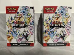 X2 Pokemon Prismatic Evolutions Booster Bundle - Factory Sealed. - Image 2