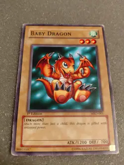 Yu-Gi-Oh Baby Dragon SDJ-003 First Edition - Image 1