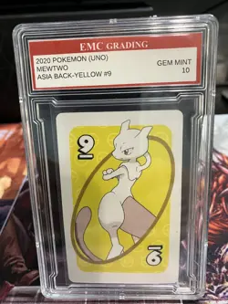 MEWTWO 2020 Pokemon #9 EMC GRADED 10 ASIA BACK GREAT POKEMON CARD MINT - Image 1