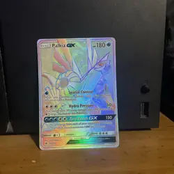 Palkia GX 132/131 Forbidden Light Full Art Ultra Rare Near Mint Pokemon TCG Card - Image 1