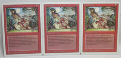 EARTHBIND X3 MAGIC THE GATHERING REVISED MTG VINTAGE Trading Card #133 - Image 1