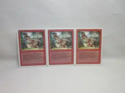 EARTHBIND X3 MAGIC THE GATHERING REVISED MTG VINTAGE Trading Card #133 - Image 2