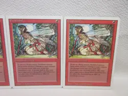 EARTHBIND X3 MAGIC THE GATHERING REVISED MTG VINTAGE Trading Card #133 - Image 4