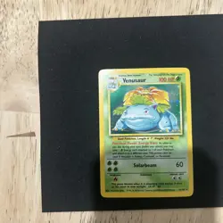 Pokemon TCG Venusaur Base Set Holo Unlimited Rare Card 15/102 - Image 1