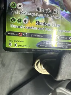 4 TCG Pokemon Cards Trevenant Dracovish Calyrex Honchkrow - Image 5