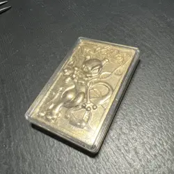 Mewtwo - Pokemon 23k Gold Plated Trading Card Burger King Promo 1999 Nintendo - Image 3