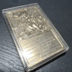Mewtwo - Pokemon 23k Gold Plated Trading Card Burger King Promo 1999 Nintendo - Image 4