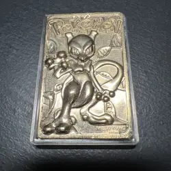 Mewtwo - Pokemon 23k Gold Plated Trading Card Burger King Promo 1999 Nintendo - Image 5