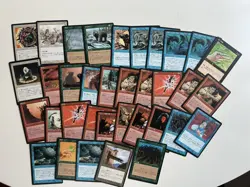 4 sheets Mana Vault and 150 MTG card lot with FBB 4th Edition Japanese NM-Played - Image 2
