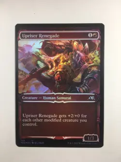 MTG Kamigawa Neon Dynasty Upriser Renegade Showcase Foil #324 - Image 1