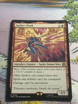 Spider-Punk - MTG SPM Marvel's Spider Man - NM/MINT - Image 1