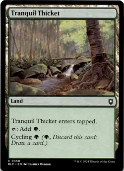 Tranquil Thicket C Commander: Bloomburrow 350 Near Mint - Image 1