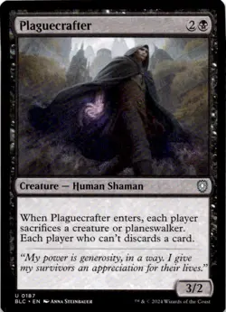 Plaguecrafter U Commander: Bloomburrow 187 NM - Image 1