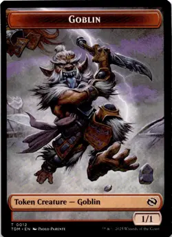 MTG - Tarkir Dragonstorm - Warrior // Goblin #13/12 Token - Image 2