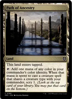 Commander: Aetherdrift #166 Path of Ancestry (0166) - Image 1