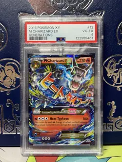 2016 Pokemon XY Generations 12 M Charizard EX PSA 4 - Image 1